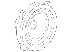 84215523 Gm Genuine Quarter Panel Radio Speaker