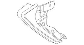 84397174 Gm Genuine Black Instrument Panel Lower Trim Outer Filler
