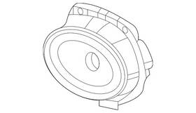 84722683 Gm Genuine Front Dr Speaker