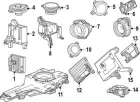 85123119 Gm Genuine Woofer