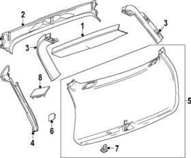 86582322 Gm Genuine Speaker Grille