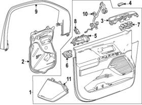 87817828 Gm Genuine Speaker Grille