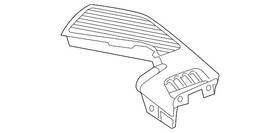 84430012 Gm Genuine Parts Black Radio Front Driver Side Speaker Grille