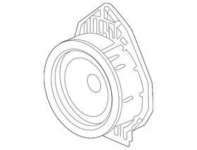 84853409 Gm Genuine Parts Rear Side Door Speaker
