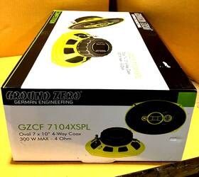 7104xspl Ground Zero 7104spl Gzcf Oval 7x10 4 Way Coax 300 Watts Max