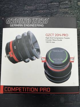 Gzct20npro Ground Zero Gzct 20n-pro Competition Pro 1 Inch Neodymium Car Audio Tweeter