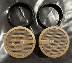 12334 Harmon Kardon Bmw E36 Door Speakers Hk Harman Housing Grill 328i 323 Tan 97 98 Pair Oem
