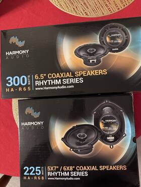 Ha-r65 Harmony Brand New 6x5 5x7 Pairs Of High Quality Auto Speakers