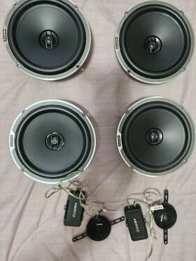 Hertz 018823135641 Mp 28.3 Mille Pro 35mm Tetolon Fiber Soft Dome Tweeter Pair Used