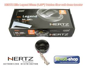 280.3 Hertz Ml Mille Legend 35mm 1.38ft Tetolon Fiber Soft Dome Tweeter Kit