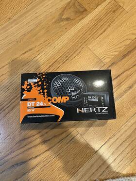 80wmax Hertz Dt24.3 Dt 24.3 Tweeter Crossover Set Dieci-series 0.9ftft 24mm 94dbl