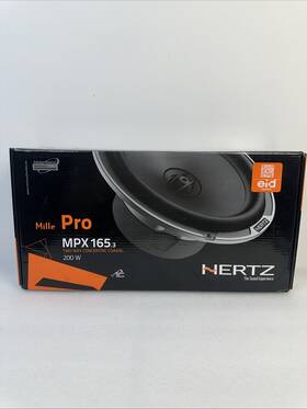 Hertz Mpx-165.3pro Mille Mpx 165.3 Pro - 16.5cm 2-way Coaxial System 200 Watts Coax 1 Pair