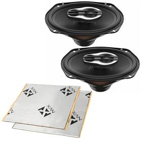 Sdsk2 Hertz Sx690neo Sx 690 Neo 260w Rms 6x9 Inch 3-way Car Speakers With Sound Damping