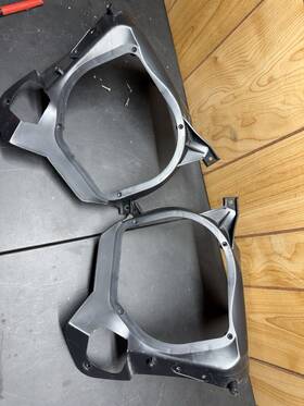 23764 Honda 88-91 Crx Rear Speaker Mounts Pair #164