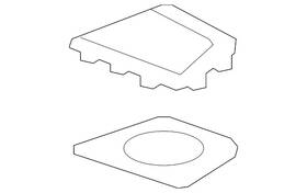 84507-ta0-a01zc Honda Genuine Speaker Cover