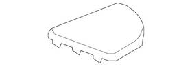 84552-sna-a01zb Honda Genuine Speaker Grille