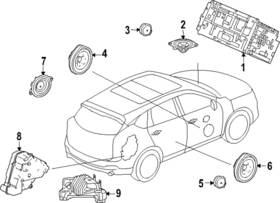 8a440-t90-a01 Honda Genuine Speaker