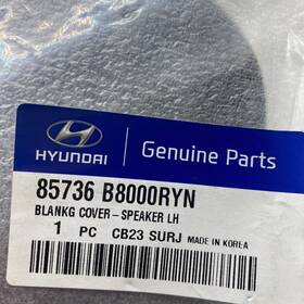 85736-b8000ryn Hyundai Genuine Parts Blankg Cover-speaker Lh 85736b8000ryn 85736-b8000ryn Hyundai Genuine Parts Blankg Cover-speaker Lh 85736b8000ryn