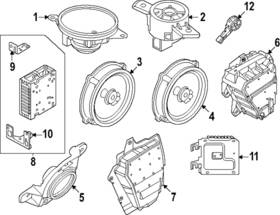 96320-p2200 Hyundai Genuine Inst Panel Speaker