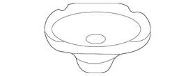 96361-2c001 Hyundai Genuine Quarter Panel Speaker