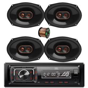 Celebrity150-2697mfus-eb16 Infinity Jbl Celebrity150 Single Din Bluetooth Receiver 4x 6x9 Inch 300w Speakers With Wire