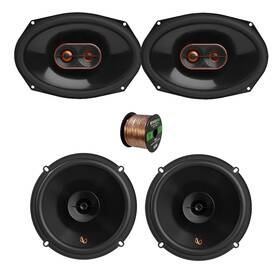 Infinity Infspkrf697mfus-603f-eb16 6.5 Inch 150w Speakers Pair 2x 6x9 300w With Wire No Grilles