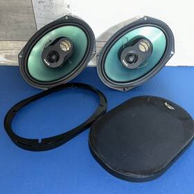 693.1i Infinity Kappa Rare Car Speakers Vintage Old Skool Ice Green Vgc Freepost