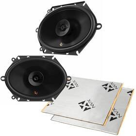Pr683f Infinity Sdsk2 100w 6x8 Inch Coaxial Speakers With Sound Damping