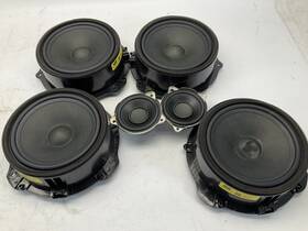 644.ja1p18 Jaguar 17 18 19 Xf Awd 3.0 At Front And Rear Door Audio Speaker Set Of 6 B