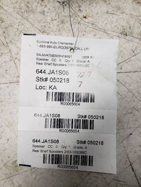 644.ja1s08 Jaguar Xj 2008 Speaker 65654
