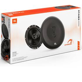 Jbl 050667380977 New Stage2 Gen2 65m 6-1/2 Inch 3-way Car Speakers 480w Peak/60w Rms Pair 4 Ohm