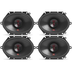 8627 Jbl 632016083632 4x Stage3 6x8 Inch 250 Watt Peak Power 2-way Coaxial Car Audio Speakers