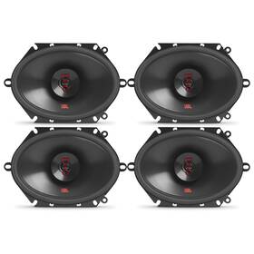 8627 Jbl 709016542169 4x Stage3 6x8 Inch 250 Watt Peak Power 2-way Coaxial Car Audio Speakers