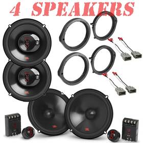 Jbl 744553216852 Stage3 6.5 Inch Component/coaxial Front/rear Speakers For 2008-2022 Honda Accord