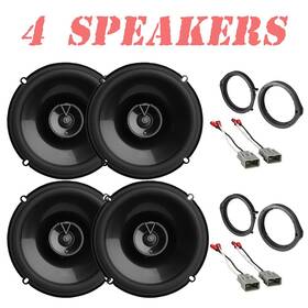 Club64 Jbl Front-rear 180 Watt 6.5 Inch Upgrade Speakers For 2007-2021 Honda Civic