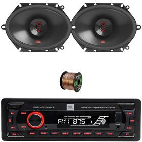 Celebrity100 Jbl-enrock 709016572845 Single-din Bluetooth Sd/mp3 Radio 2x 6x8 Inch 250w 2-way Speakers
