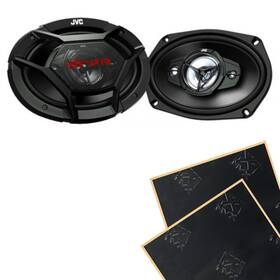 Cs-dr6941 Jvc Csdr6941 Sdbsk2 6x9 Inch Drvn Series Coaxial Car Speakers With Sound Damping