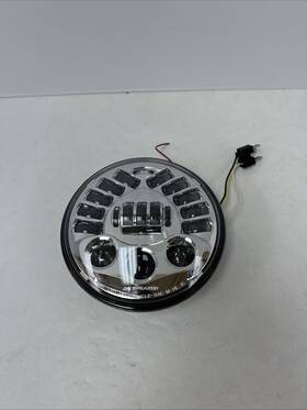 0555031 Jw Speaker J.w. 12v Chrome 7 Inch Model 8790 Round Adaptive 2 Series Led Headlight
