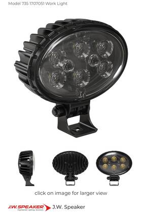 Pe120157 Jw Speaker 1707051 735s-12/32v Lamp Blkspot With