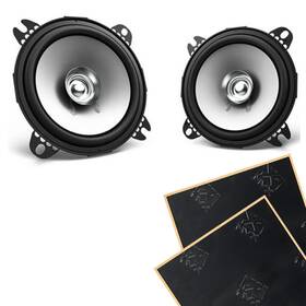 Kfc-c1056s Kenwood Kfcc1056s Sdbsk2 4 Inch 2-way 4-ohm Dual Cone Car Speakers With Sound Damping