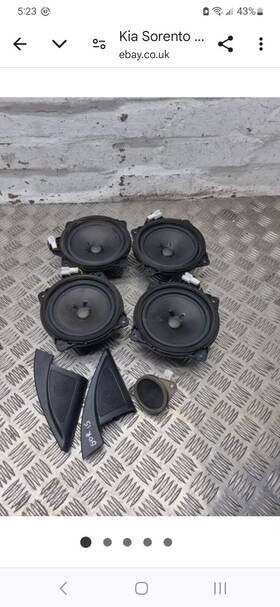 96330-5000 Kia 2015-2023 Sorrento Speaker Set
