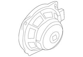 96340-3s200u Kia Genuine Rear Dr Speaker