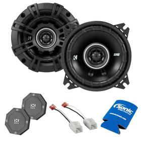 20-24-jeep-glad-kzfdspkg Kicker 2020-2024 Jeep Gladiator Front Door Factory Speaker Package With Koozie