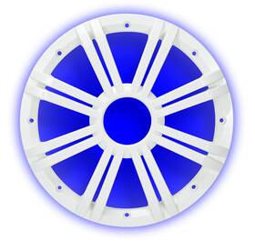 43kmw10glw Kicker Kmw10glw Marine Audio Sub White Color 10 Inch Led Light Subwoofer Grill New