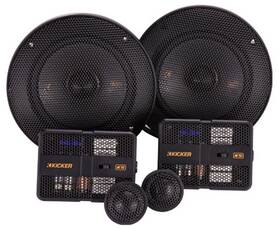47kss504 Kicker Car Audio 5 1/4 Inch Component 400 Watts Peak Speakers Pair-kss504