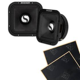 49st7mr4 Kicker Sdbsk2 7 Inch St Series Midrange Speakers Sound Damping