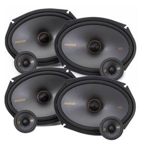 51kss269 Kicker 2 2-pairs 400w 6x9 Inch 2-way 4-ohm Component Speakers