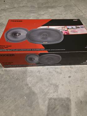 Ka47ksc6904 Kicker Audio 47ksc6904 Car Coaxial Speakers Ks 6 X 9 In Black 15-150w 2 Way Oval