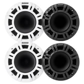 R-2x48kmxl654 Kicker Qty 4 48kmxl654 6.5 Inch 300w Multi-color Led Hlcd Marine Speaker With Grille