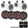 Kickerbdl190806-18 Kicker Whitecharcoal Wake Tower Led Marine Speakers 841992136502